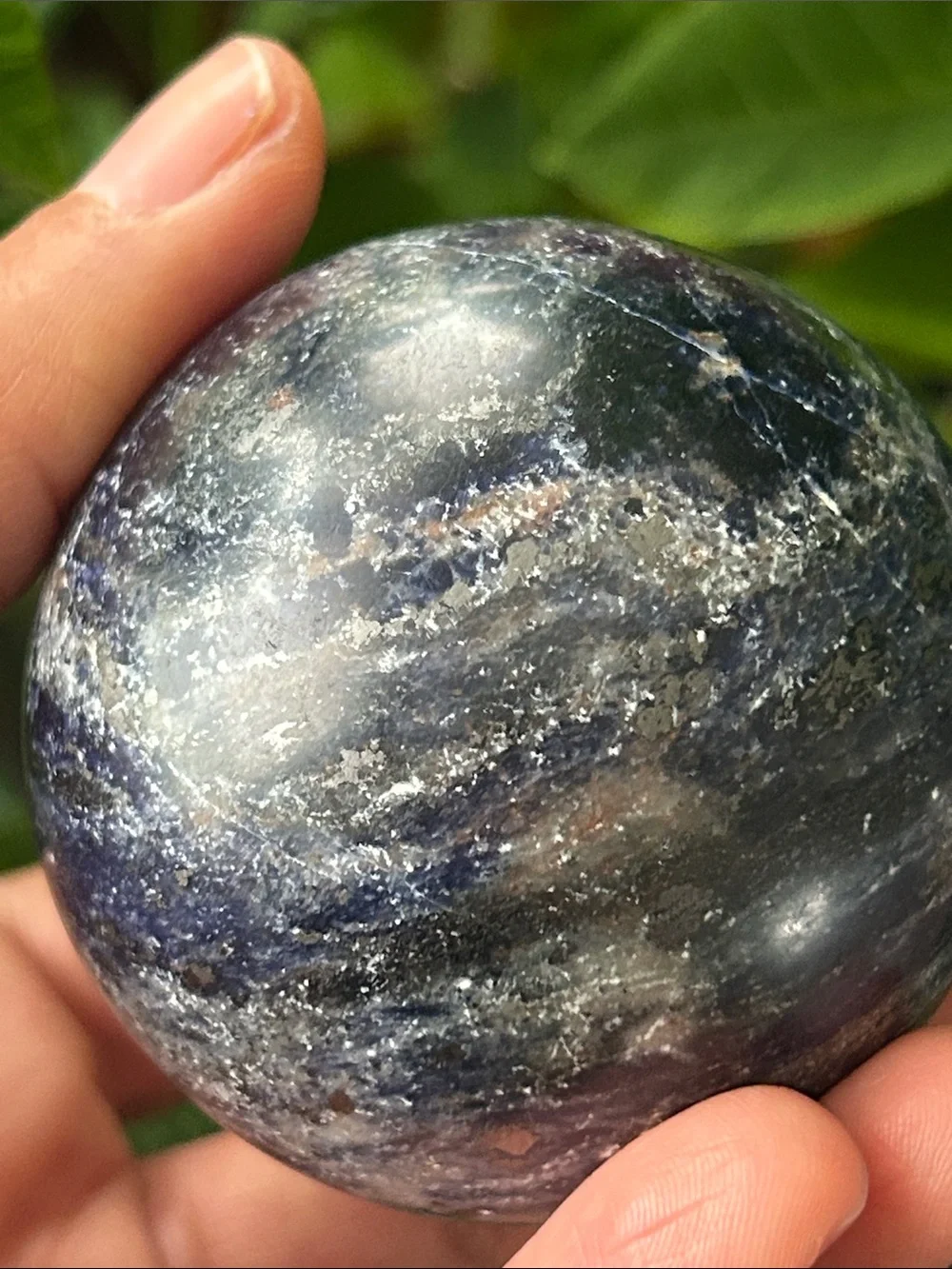 💎 Polished Sodalite Crystal Sphere 56mm